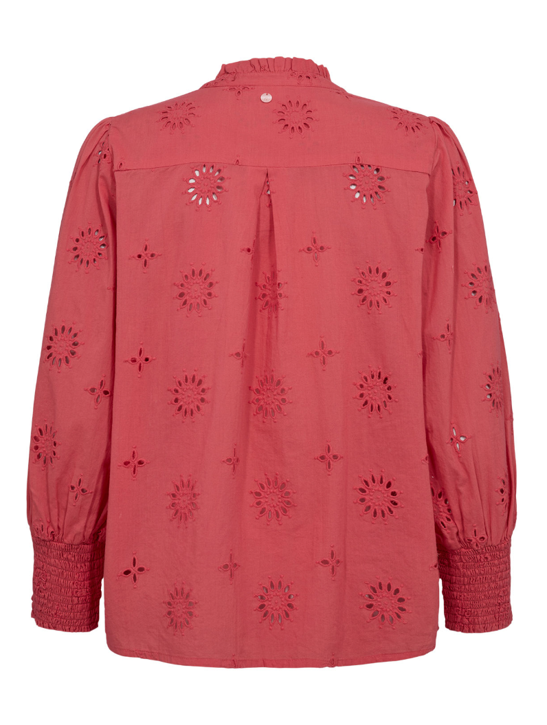 Numph Nusammy shirt in cayenne - [shop_name Strathaven] [womens clothing]