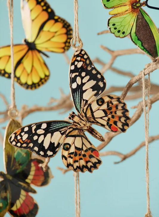 Namaste metal butterfly decoration - [shop_name Strathaven] [womens clothing]