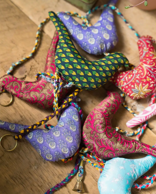 Namaste hanging three birds decoration - [shop_name Strathaven] [womens clothing]