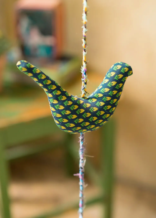 Namaste hanging three birds decoration - [shop_name Strathaven] [womens clothing]