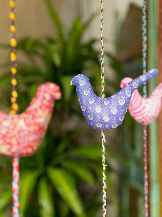 Namaste hanging three birds decoration - [shop_name Strathaven] [womens clothing]