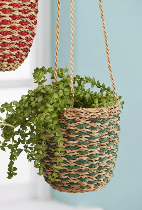 Namaste Hanging green planter - [shop_name Strathaven] [womens clothing]