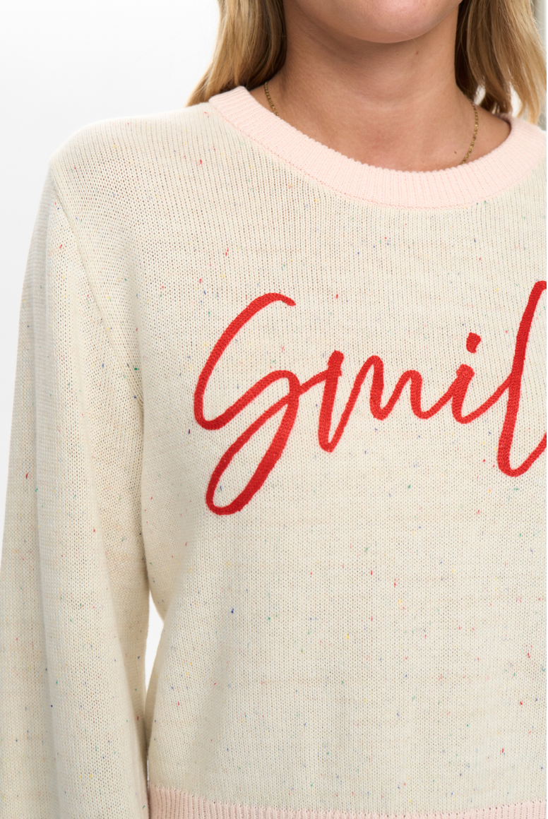 Numph Nuhappy sweater in pristine