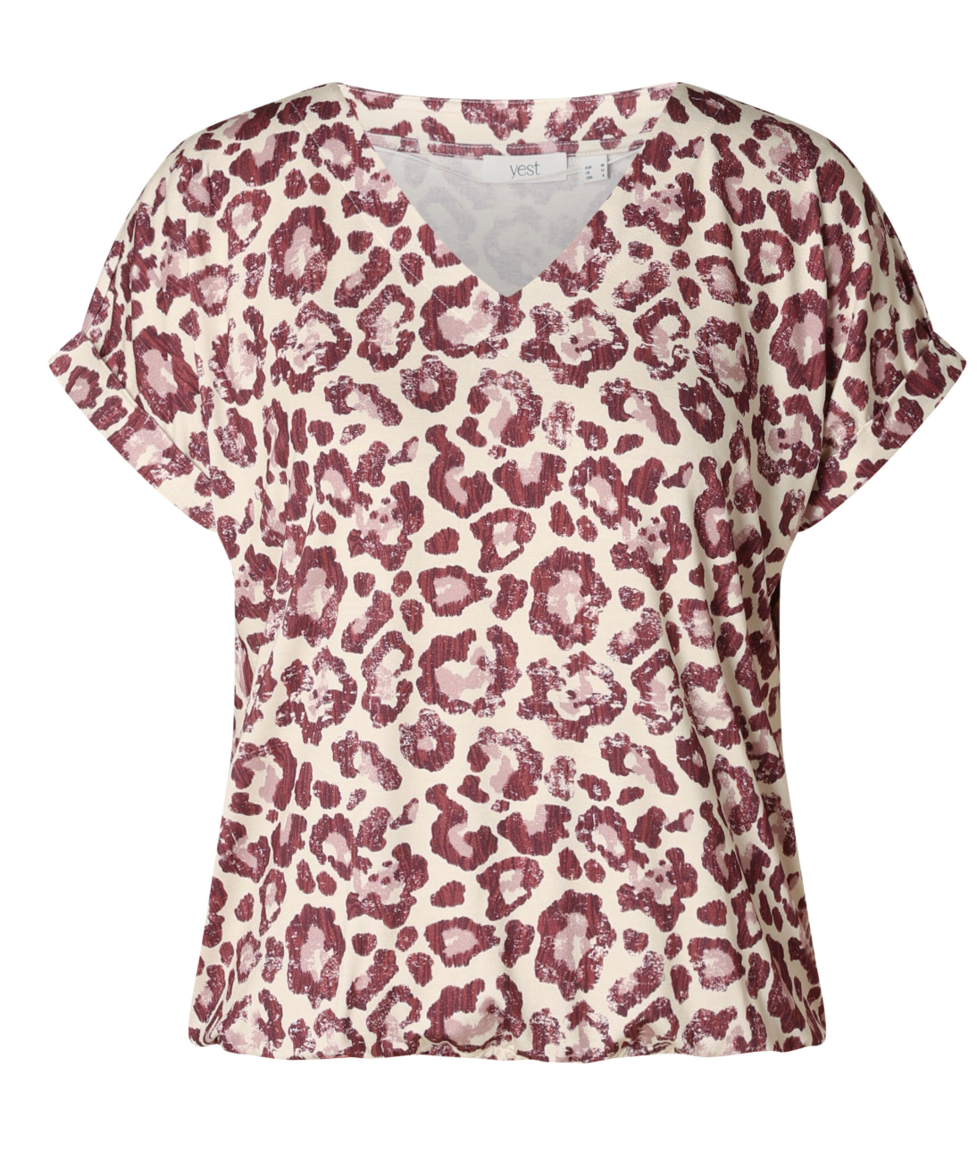 Yest Gieltje top in plum pattern - [shop_name Strathaven] [womens clothing]
