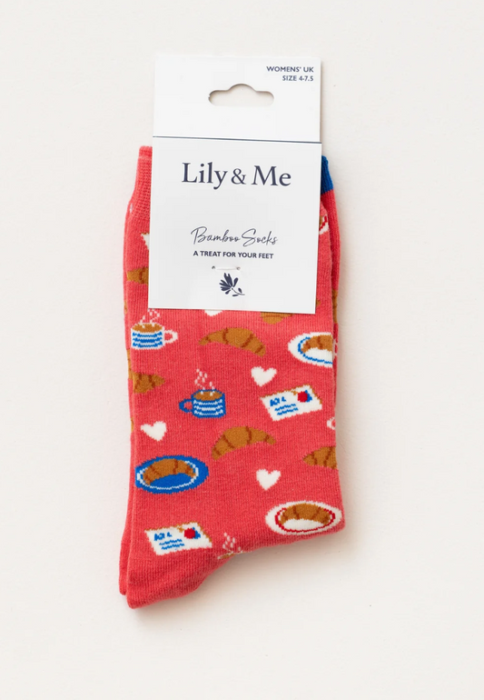 Lily & Me Ankle socks - Perfect Breakfast - [shop_name Strathaven] [womens clothing]