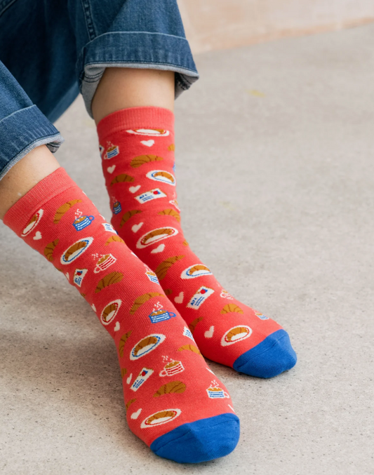 Lily & Me Ankle socks - Perfect Breakfast - [shop_name Strathaven] [womens clothing]