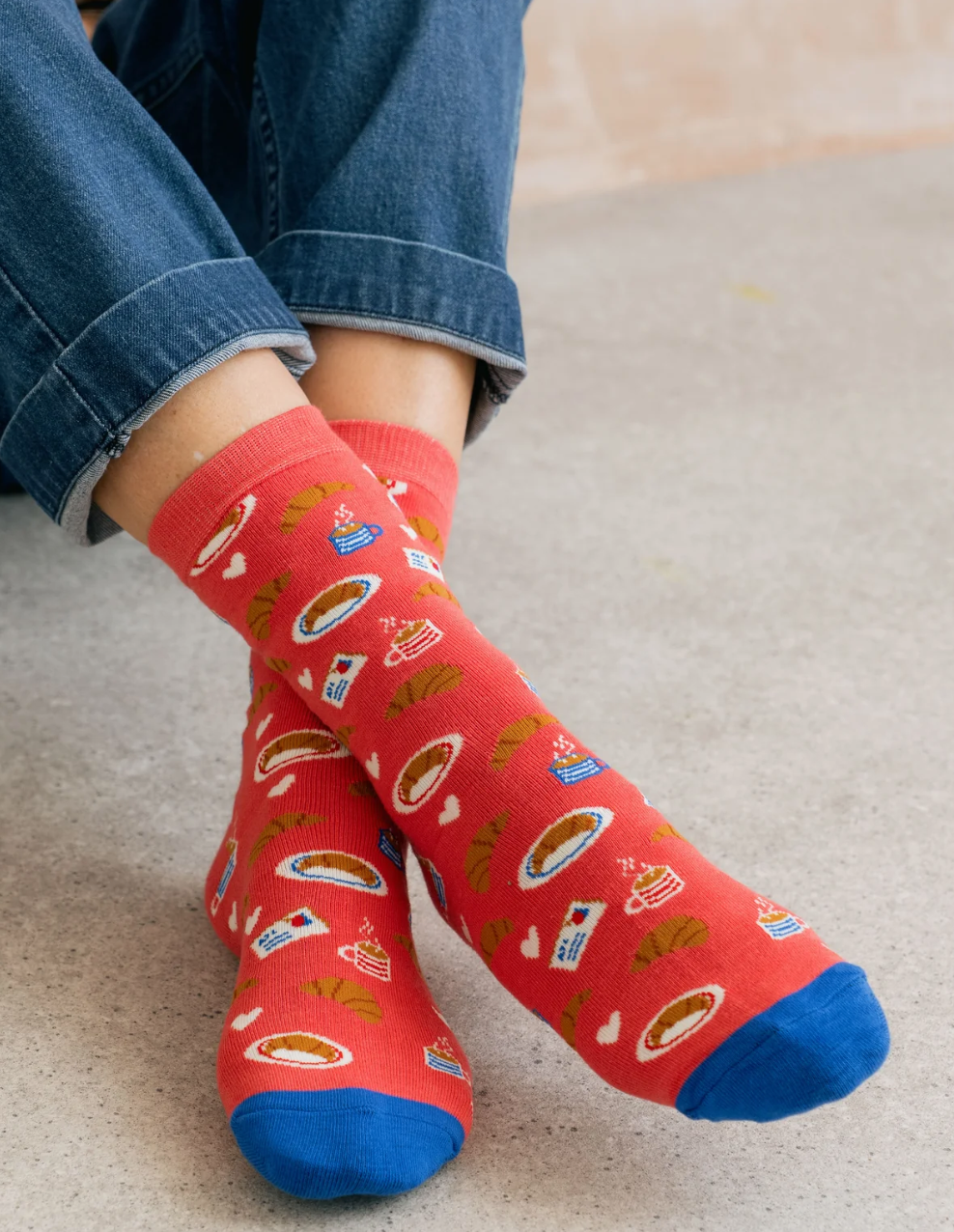 Lily & Me Ankle socks - Perfect Breakfast - [shop_name Strathaven] [womens clothing]