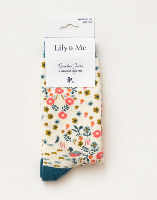 Lily & Me ankle socks - Canal Days - [shop_name Strathaven] [womens clothing]