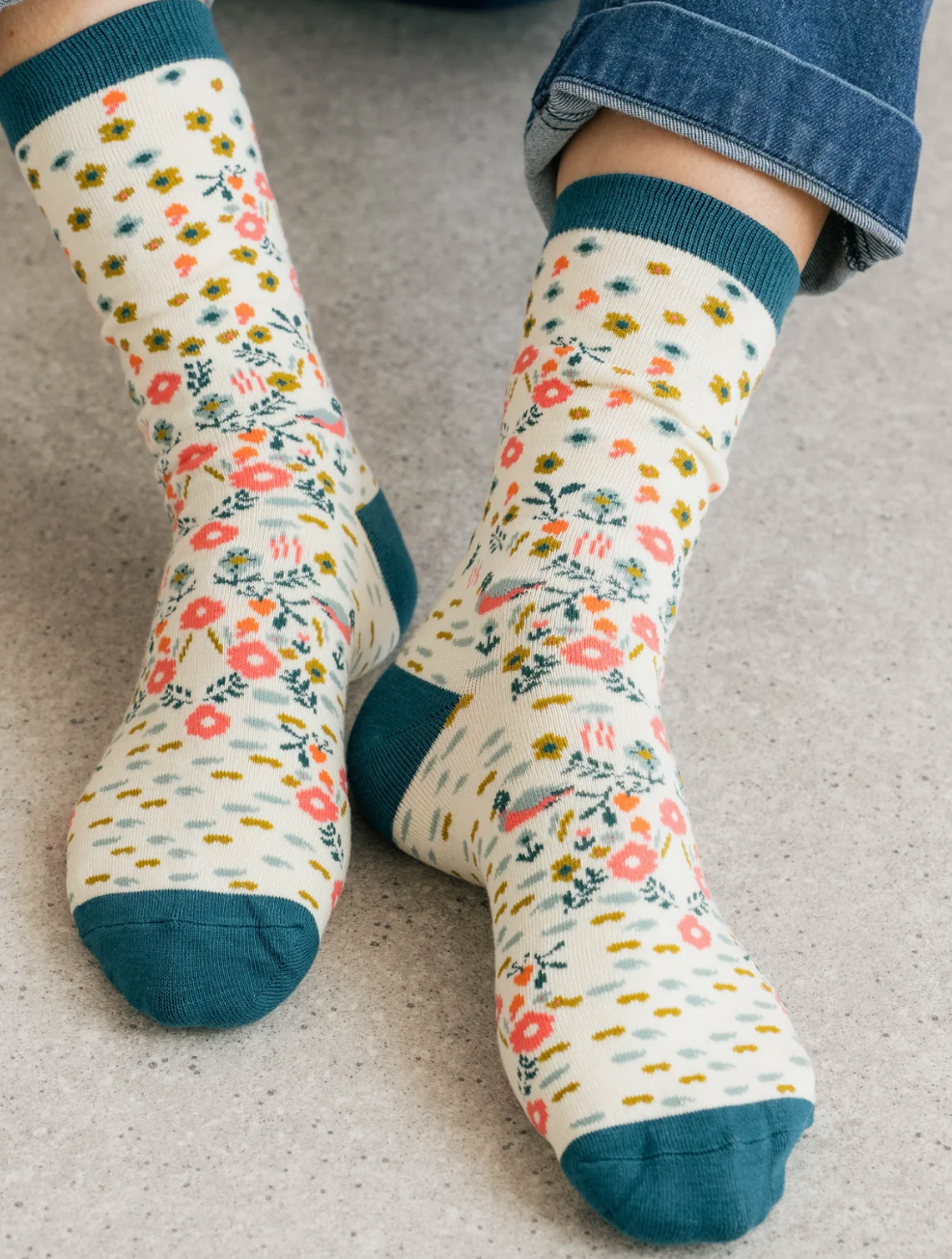 Lily & Me ankle socks - Canal Days - [shop_name Strathaven] [womens clothing]