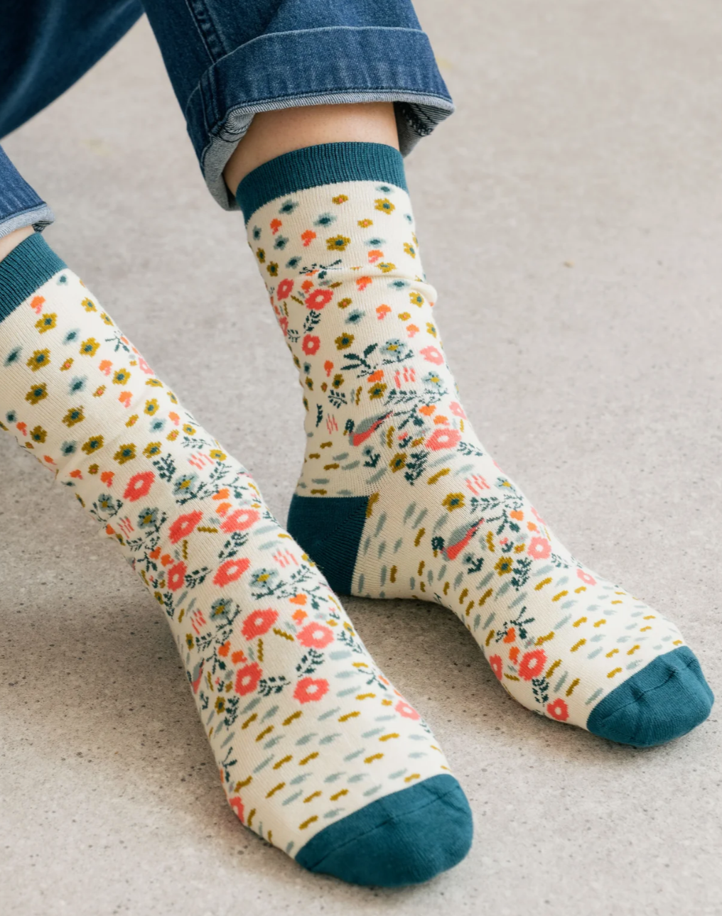Lily & Me ankle socks - Canal Days - [shop_name Strathaven] [womens clothing]