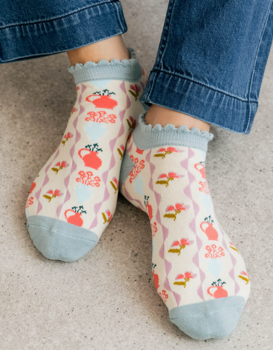Lily & Me trainer socks - Potting shed - [shop_name Strathaven] [womens clothing]