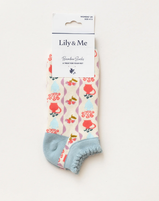 Lily & Me trainer socks - Potting shed - [shop_name Strathaven] [womens clothing]