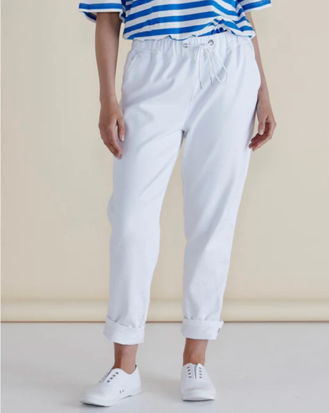 Betty Basics Brooks Jean in snow white - [shop_name Strathaven] [womens clothing]