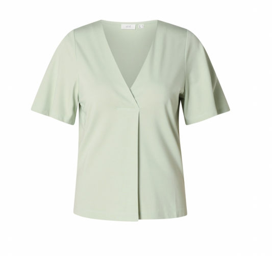 Yest Bryony essential top in pastel green - [shop_name Strathaven] [womens clothing]