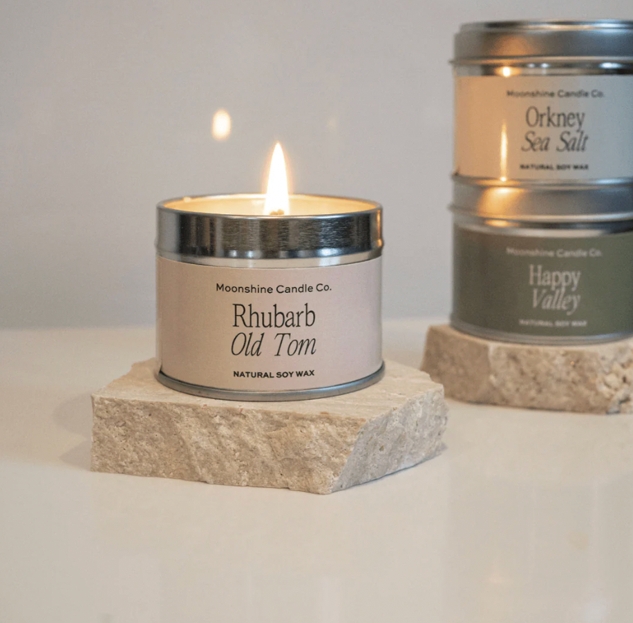 Moonshine mini soy candle - various scents - [shop_name Strathaven] [womens clothing]