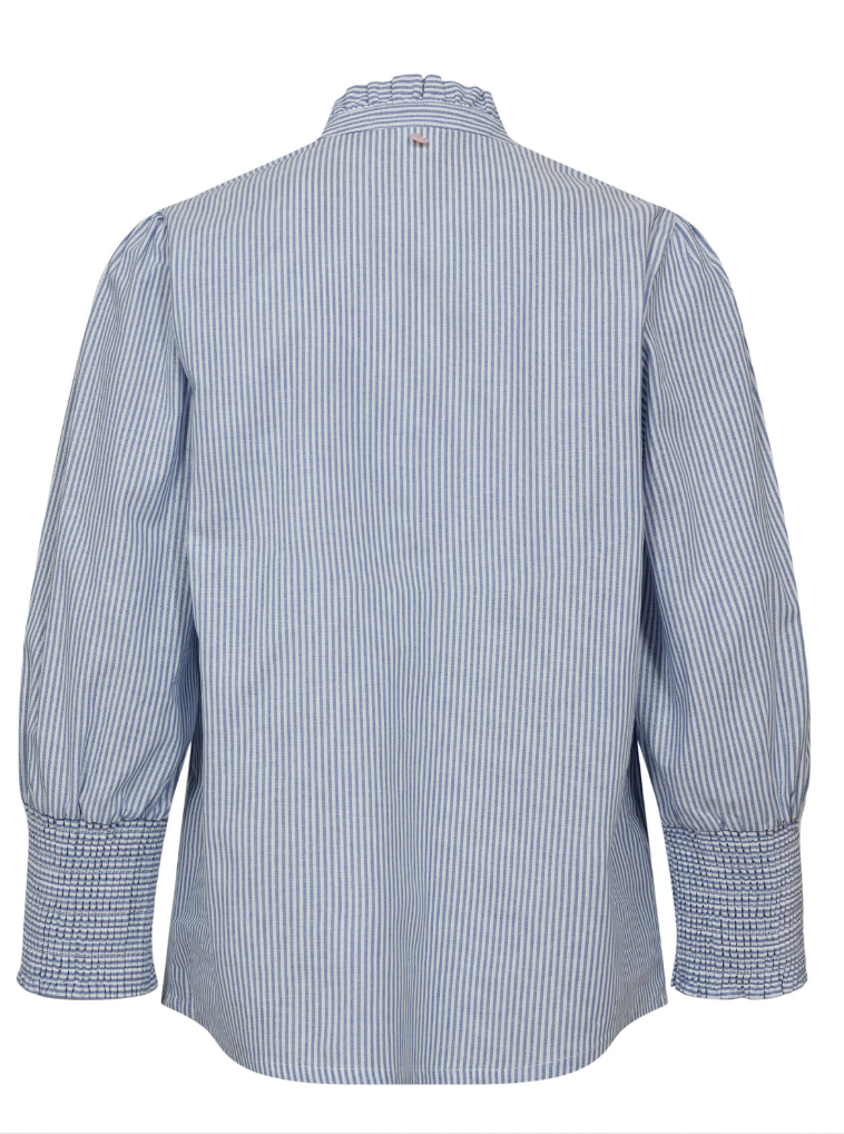 Numph Nuemilia shirt in placid blue - [shop_name Strathaven] [womens clothing]