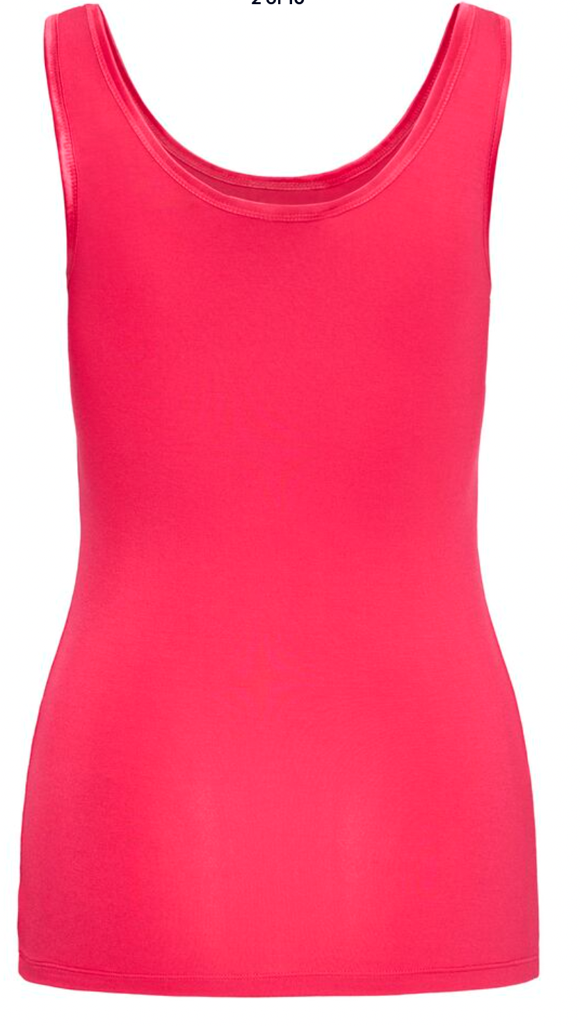 Fransa zulu vest top in hot pink - [shop_name Strathaven] [womens clothing]