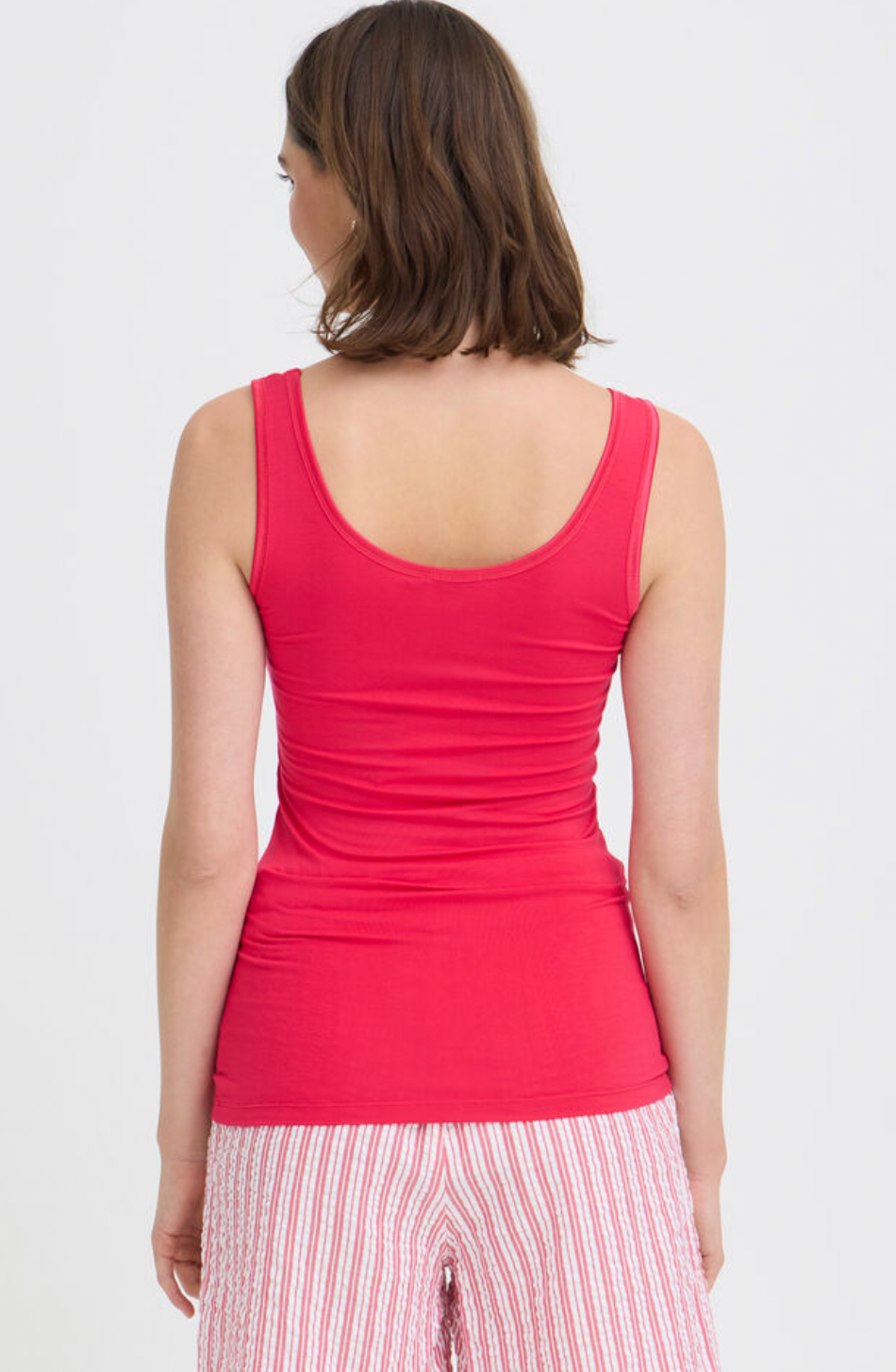 Fransa zulu vest top in hot pink - [shop_name Strathaven] [womens clothing]