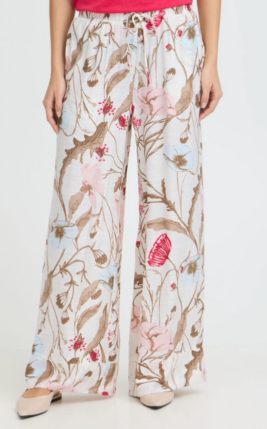 Fransa Ariana trouser in savannah floral - [shop_name Strathaven] [womens clothing]