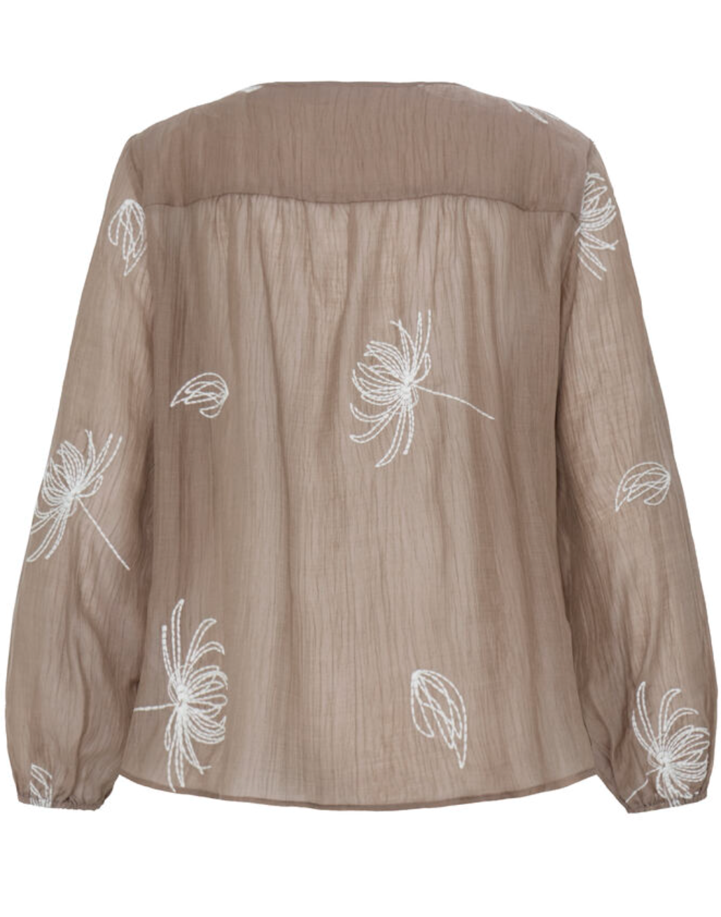 Fransa Wina blouse in mocha - [shop_name Strathaven] [womens clothing]