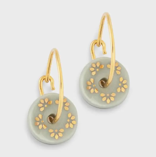 One & Eight Posey hoop earrings - [shop_name Strathaven] [womens clothing]