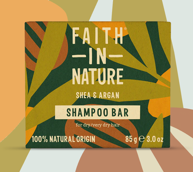 Faith in Nature Shea & Argan shampoo bar