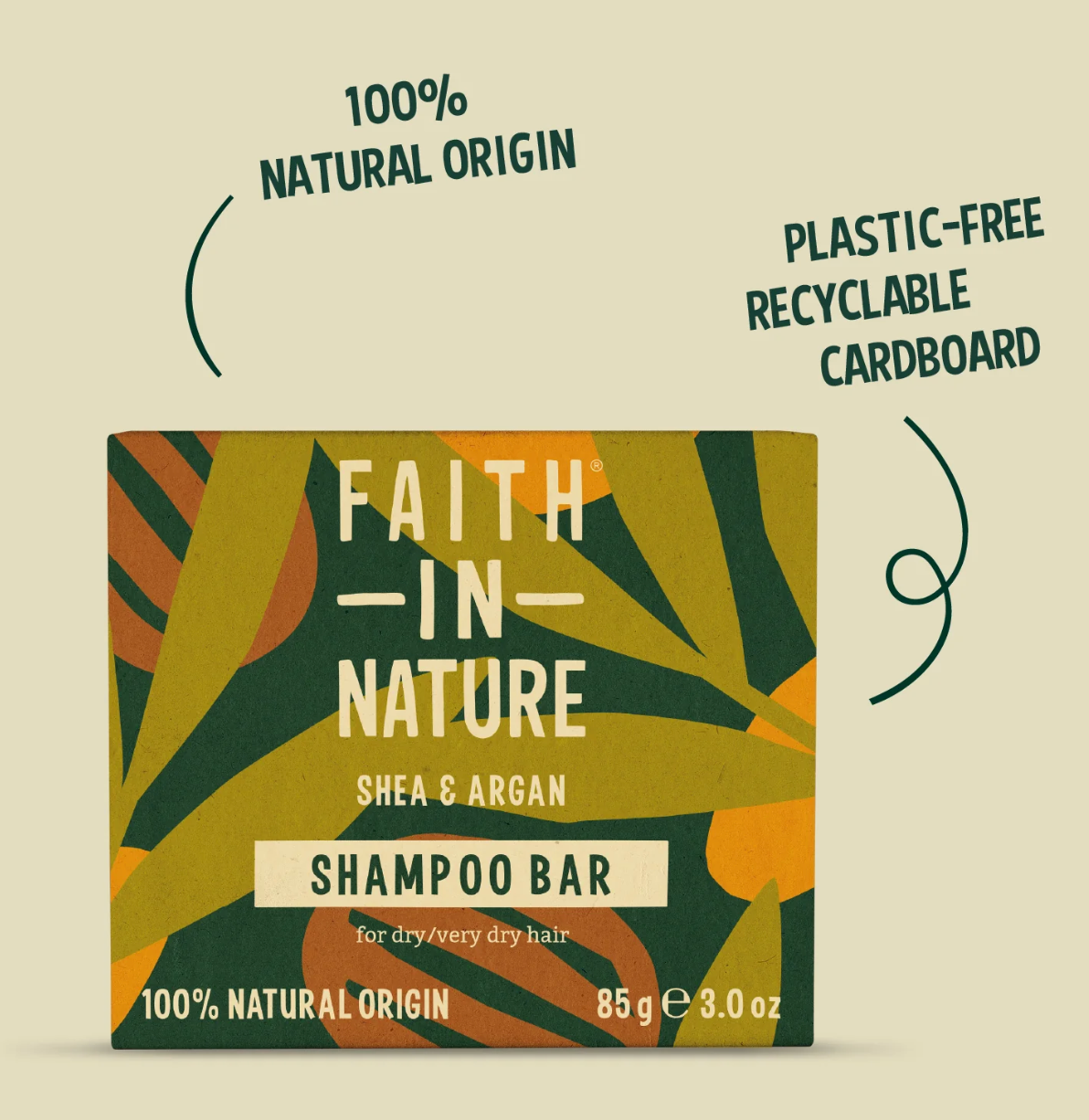 Faith in Nature Shea & Argan shampoo bar