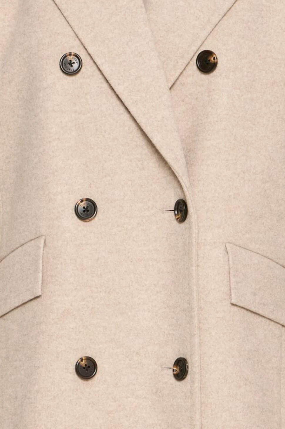 Fransa Adelay smart coat in stone beige - [shop_name Strathaven] [womens clothing]