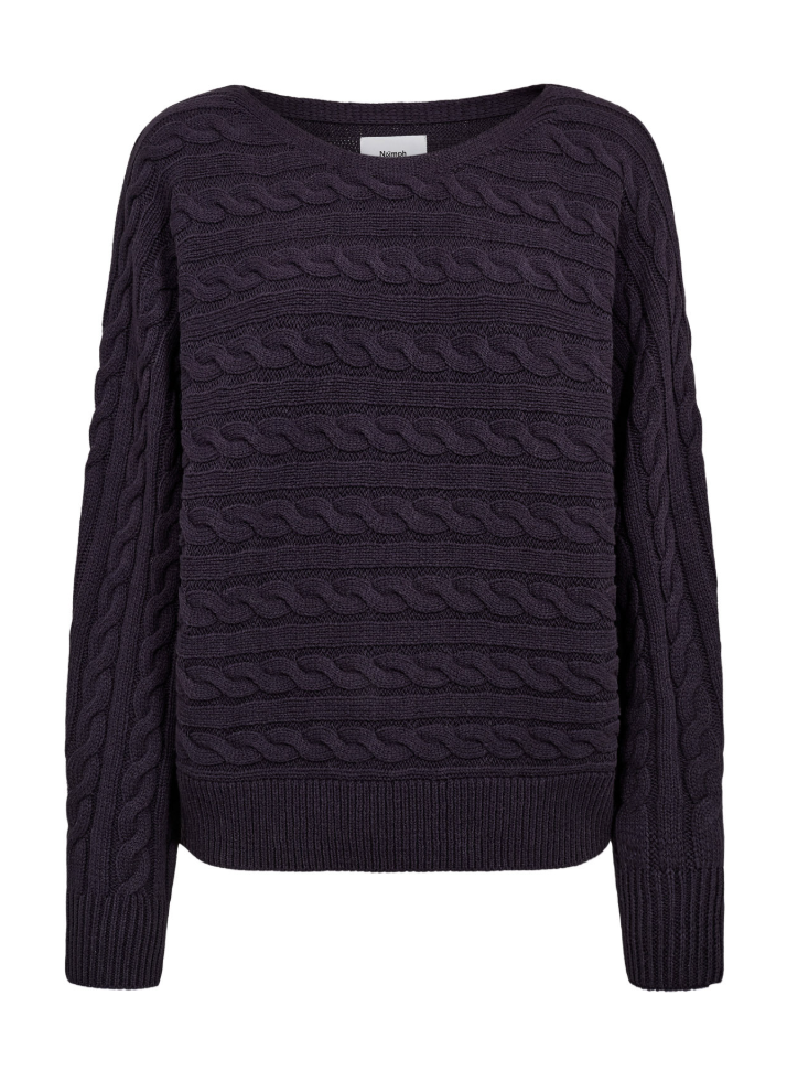 Numph Nudakaris sweater in salute blue