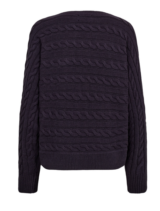 Numph Nudakaris sweater in salute blue