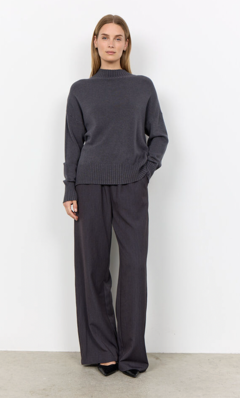 Soya Concept Kanita grey cosy sweater