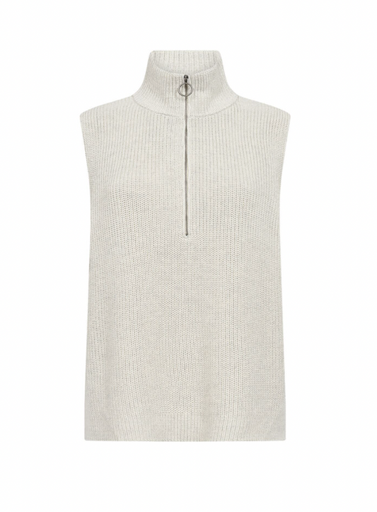 Soya Concept Julia stone layering vest knit - [shop_name Strathaven] [womens clothing]