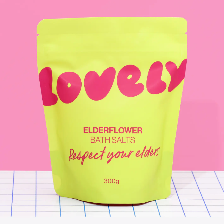 Lovely Bath Salts - Elderflower - [shop_name Strathaven] [womens clothing]