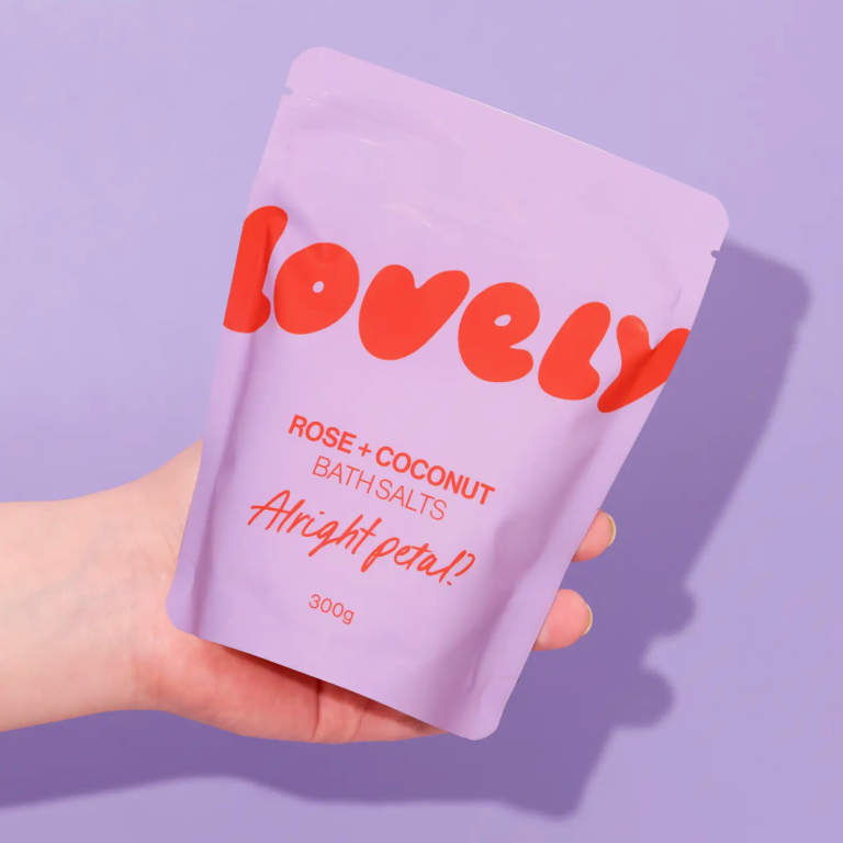 Lovely Rose Coconut Bath Salts - [shop_name Strathaven] [womens clothing]