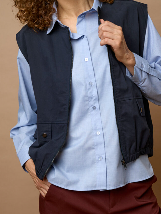 Fransa Abilene waist coat in salute navy