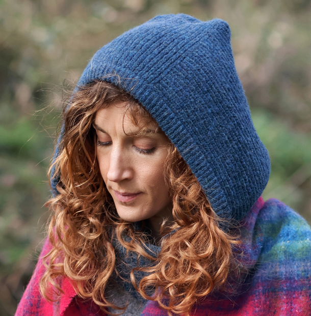 POM Hermione hood scarf - [shop_name Strathaven] [womens clothing]