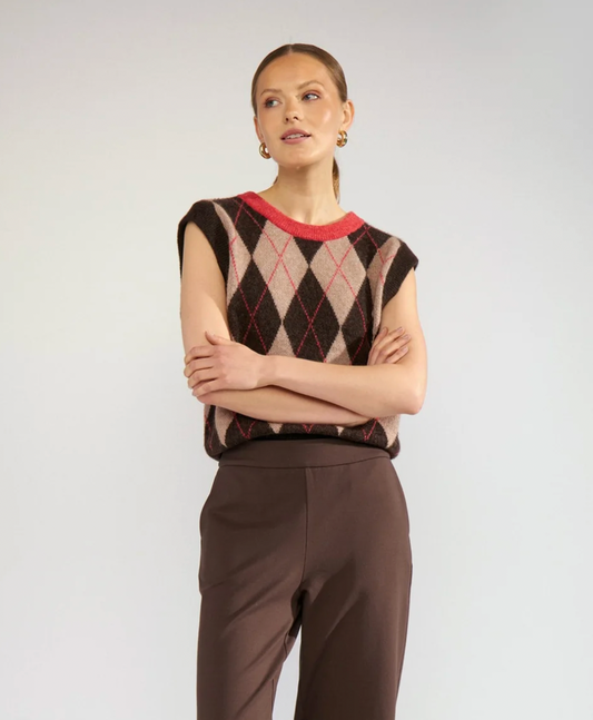 Numph Nutikla Vest in goji berry