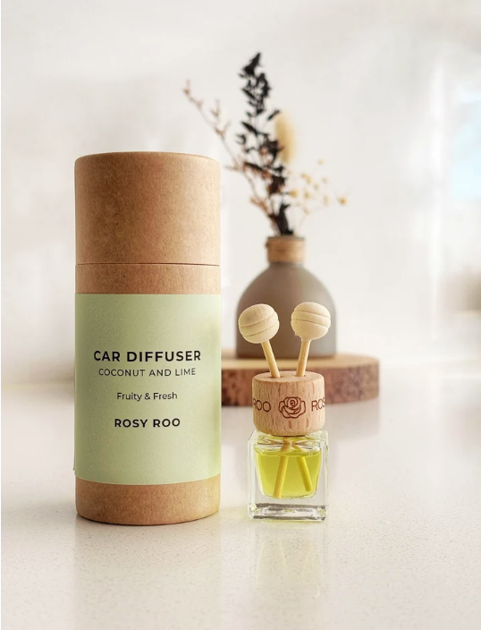 Rosy Roo Coconut & Lime car diffuser
