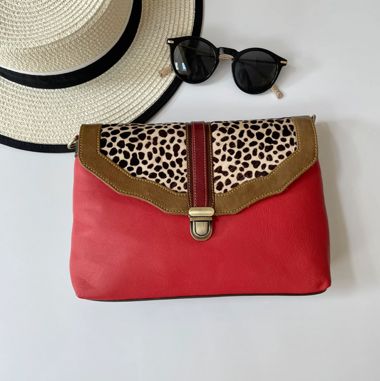 Nephele handmade recycled leather Hattie handbag - [shop_name Strathaven] [womens clothing]