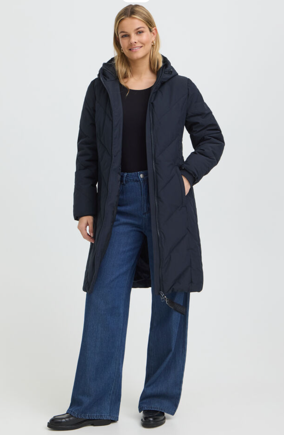 Fransa Maise jacket in salute navy