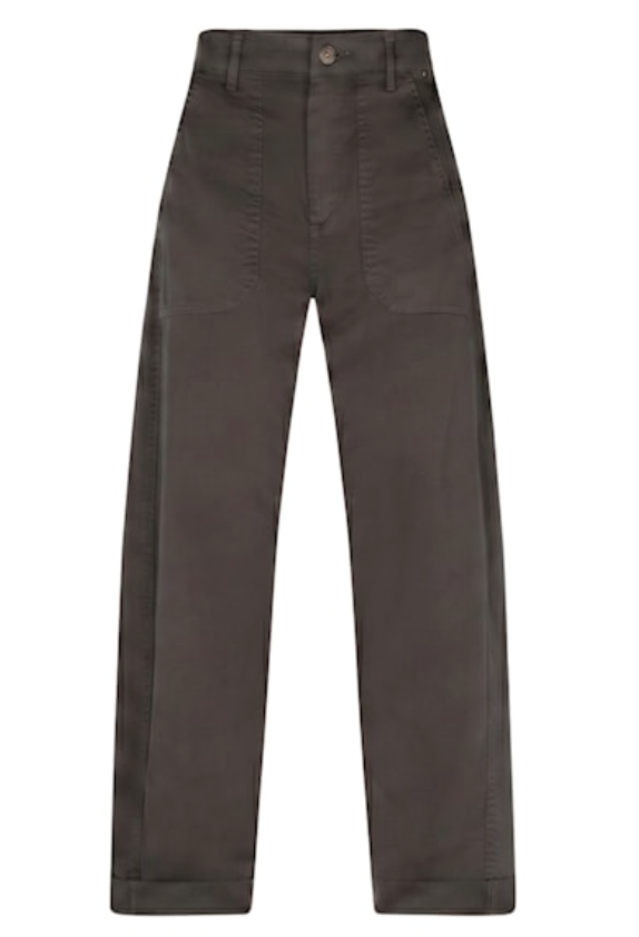 Red Button Margot high rise fine twill trouser in espresso