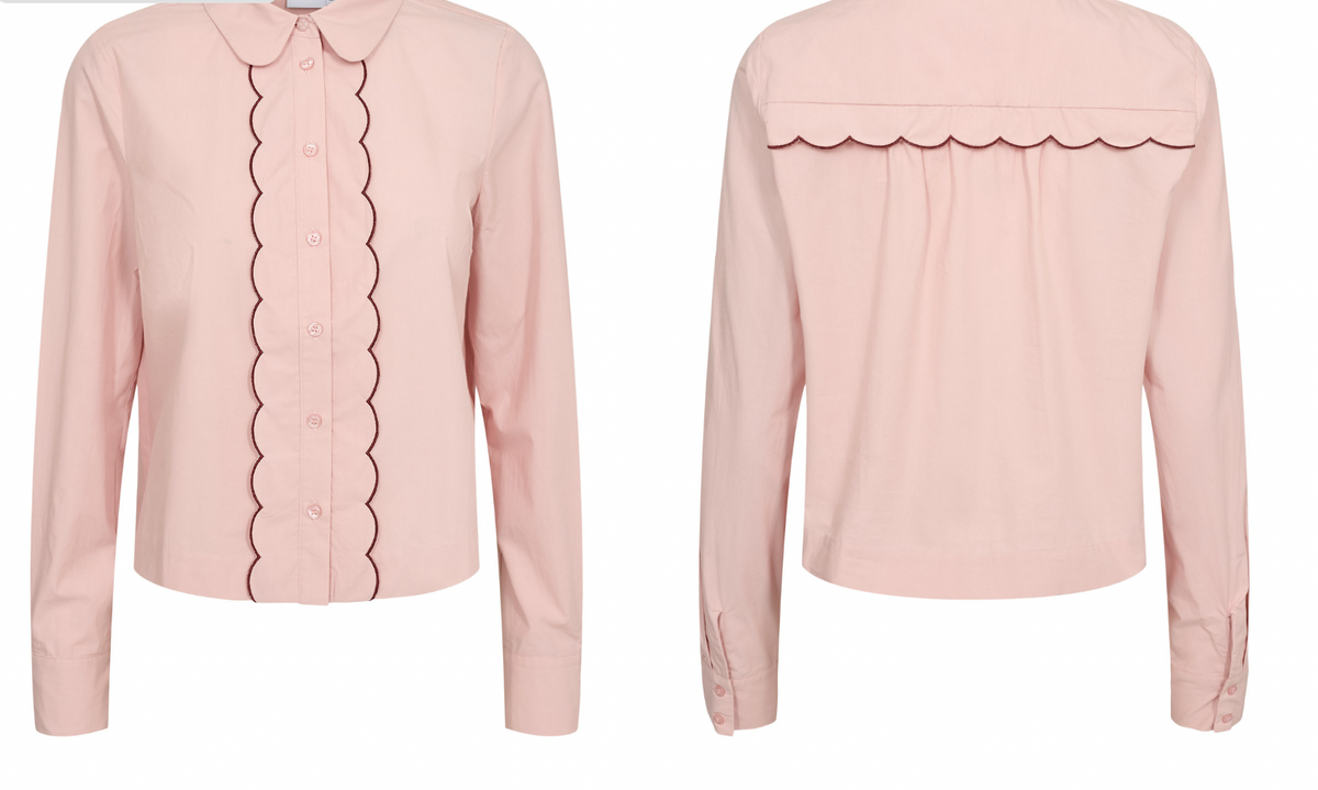 Numph Nufrancy blouse in peach