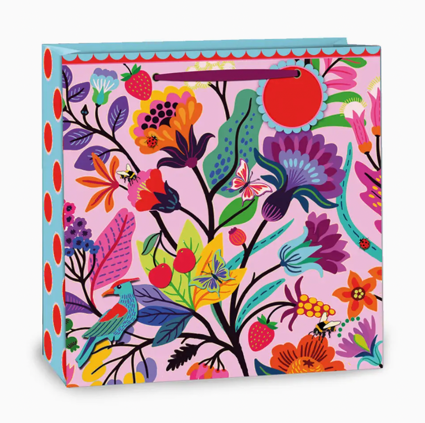 Unique paper company sustainable gift bags floral - [shop_name Strathaven] [womens clothing]