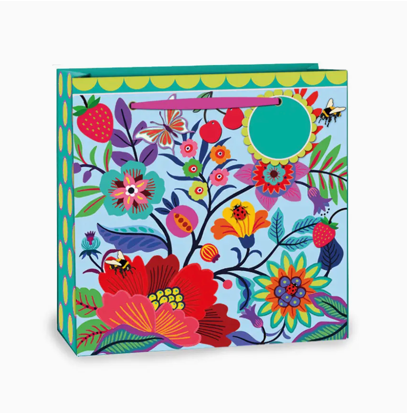 Unique paper company sustainable gift bags floral - [shop_name Strathaven] [womens clothing]