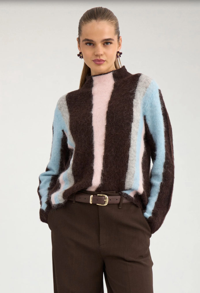 Numph Nuriette simma sweater in forget me not - [shop_name Strathaven] [womens clothing]