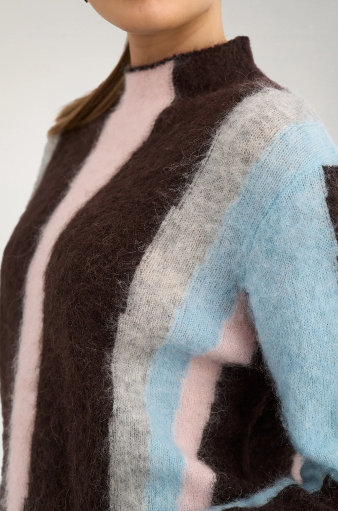 Numph Nuriette simma sweater in forget me not - [shop_name Strathaven] [womens clothing]