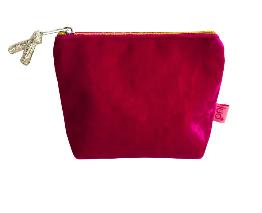 Lua velvet coin purses - various colours