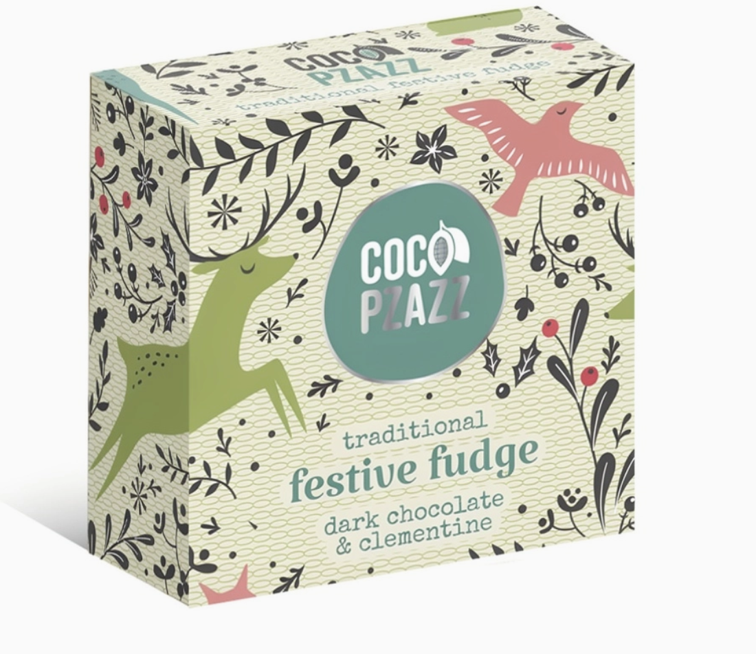 Coco Pzazz dark chocolate & clementine fudge