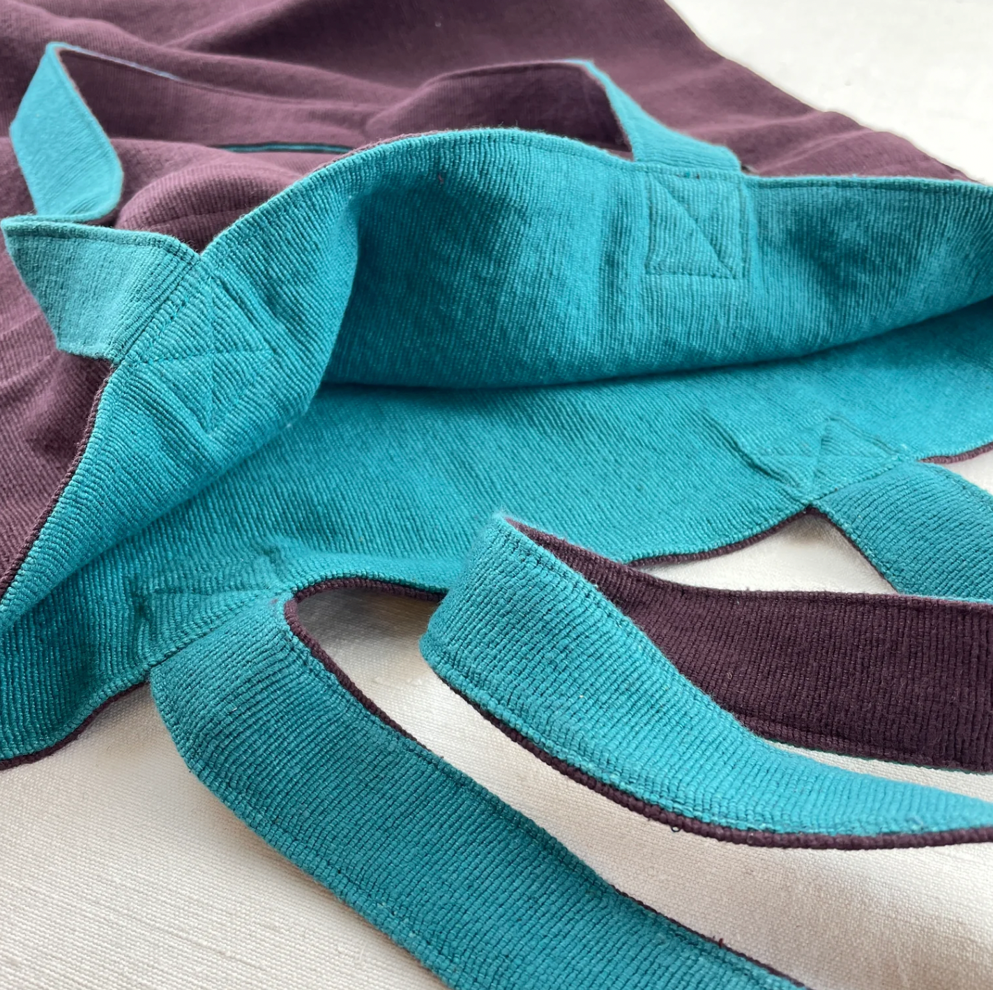Aura Que Ukso Reversible cotton tote bag