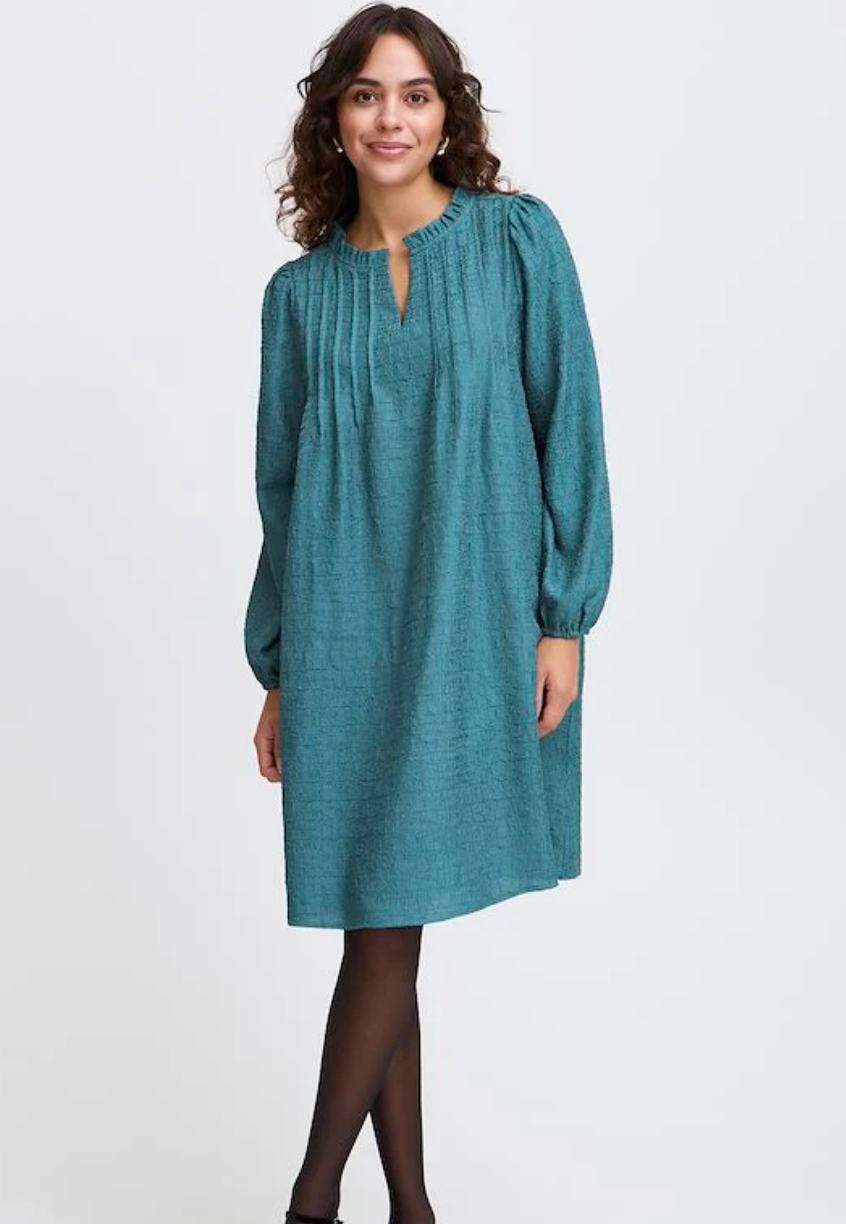 Fransa Heba dress in Bluestone